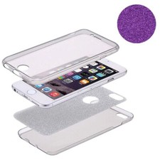 Full Étui TPU pour Apple IPHONE 6s Plus Housse Tél. Portable Scintillant Violet