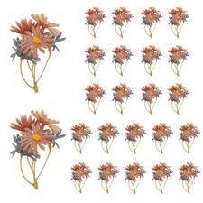 24Pcs Fleur Marguerite pour