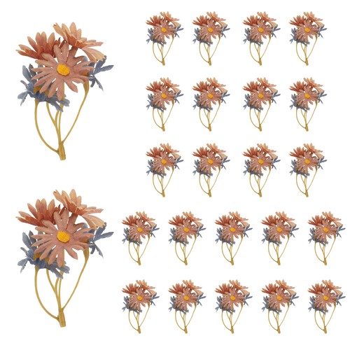 24pcs fleur marguerite pour - 24pcs,