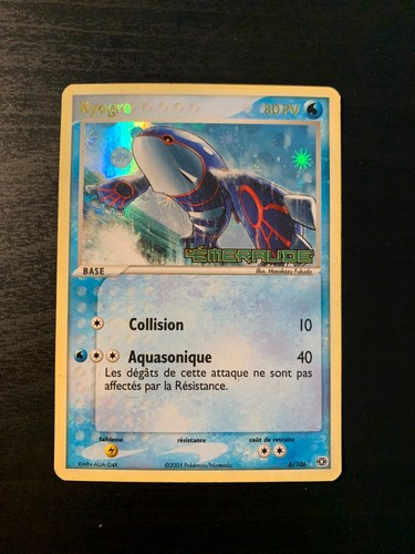 Carte pokémon kyogre 6 - pokémon, :