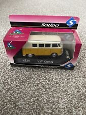 Solido 1:43 Volkswagen VW Transporter Combi Van Split Yellow & White 4534 Boxed