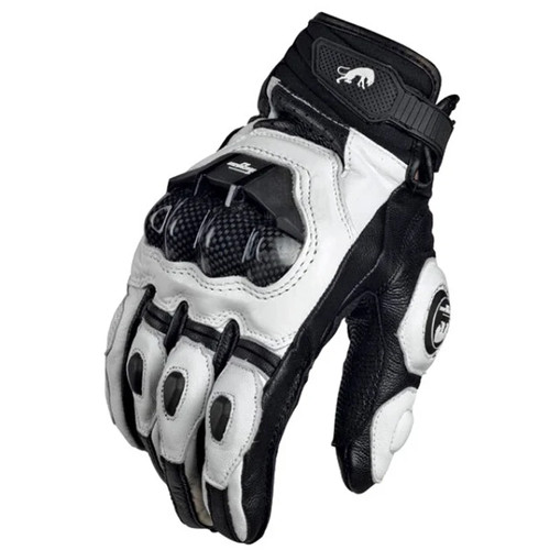 Gants moto cuir - de,