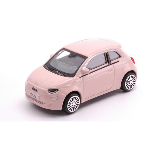 Fiat 500e 2021 pink - 500e, 1:43