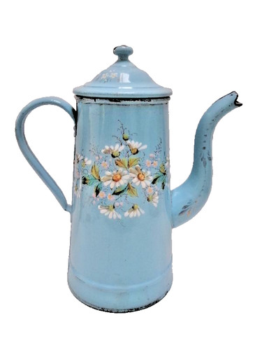 Ancienne cafetière tôle - ancienne, en