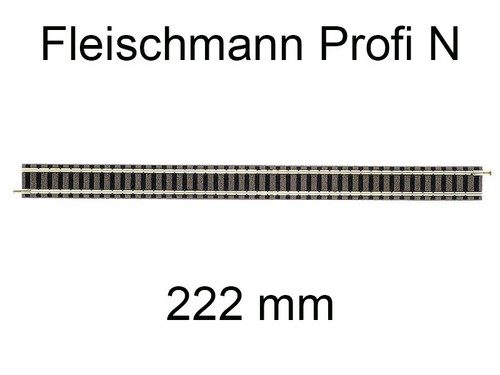 Fleischmann rail droit - rail, 222