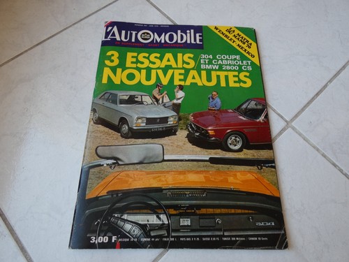 Magazine automobile 289 1970 - l'automobile,