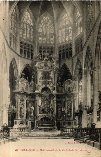 Cpa toulouse maitre autel - cpa,