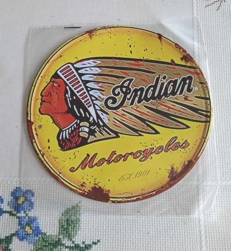 Indian motorcycle plaque - motorcycle,