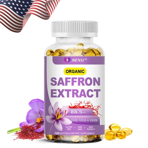 Saffron extract 120 capsules - saffron,