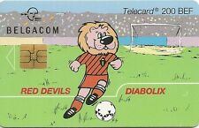 RARE / TELECARTE - FOOTBALL EQUIPE NATIONALE BELGIQUE DIABLES ROUGES / SPORT  