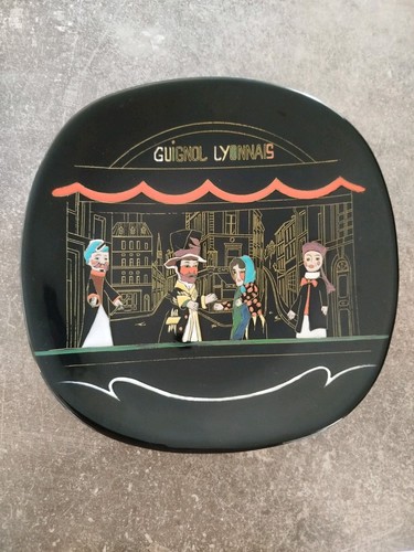 Rare assiette faïence - assiette, Émaux