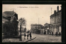 Old postcard L ́Hay-les-Roses, La Fontaine Bronzac 1932 
