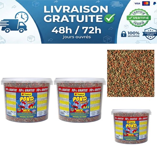Tropical pond pellet mix 3l - pond,