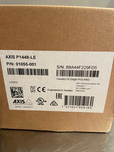 Caméra axis p1448 - ip, p1448-le