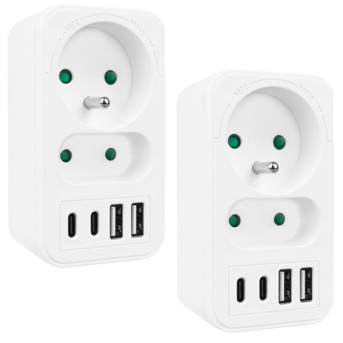 Prise courant multiples - 2x, de