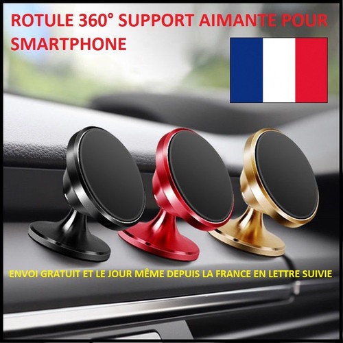 Support magnetique rotule - support,