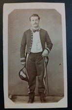 CDV 1870 Notable Man Uniform Empire Napoleon High Official Photography