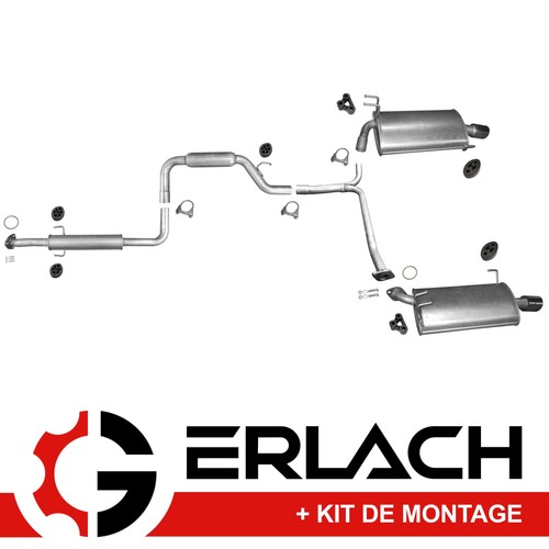 Echappement silencieux pour