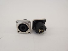 *Lot of 2* Neutrik NL8M Speakon Chassis Mount 8 Pole