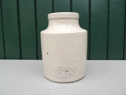 Ancien pot moutarde dépose - pot,