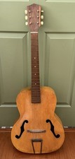 Vintage 1940-70s? ARCHTOP F HOLE ACOUSTIC GUITAR Sparkle Top Unknown Make Model