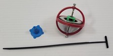 *B8) Spinning Gyroscope Pull String Wire Ripcord Balance Toy Top