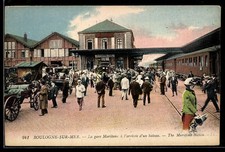 CPA Boulogne-sur-Mer, La gare