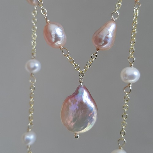 Collier raffiné perles de - raffiné,