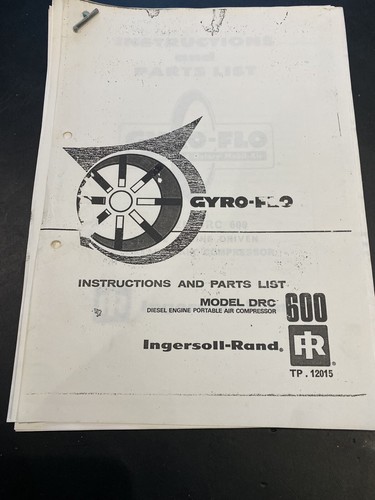 Ingersoll rand drc 600 - 600, air