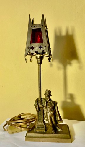 Ancienne veilleuse bronze - veilleuse,