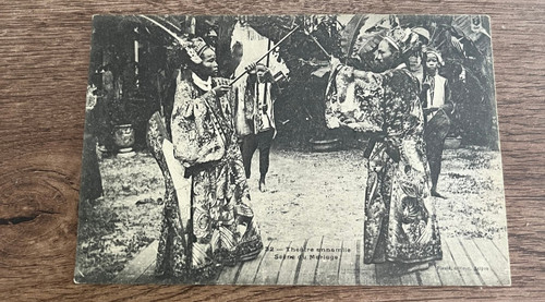 Old postcard costume n254 - postcard,