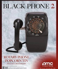 The Black Phone 2 AMC Exclusive Rotary Phone Popcorn Tin New In Hand Sealed