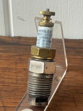 Vintage 1904 MOSLER Spit-Fire 1/2" Pipe Spark Plug USA Automobile Motorcycle