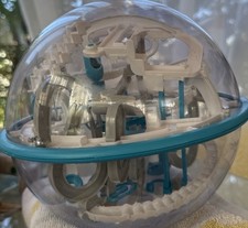 Perplexus Epic Large 8in 3D Sphere Ball Maze Puzzle Labyrinth Game EUC Retired!