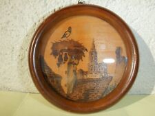 Pyrogravure Ancienne sur Bois