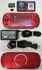 PSP 3000 Console + Charger/New Battery/Region Free/6.60 ARK 4/ Radiant Red !