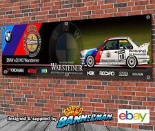 BMW e30 M3 Warsteiner Touring Car Banner for Garage, Workshop, Showroom LARGE