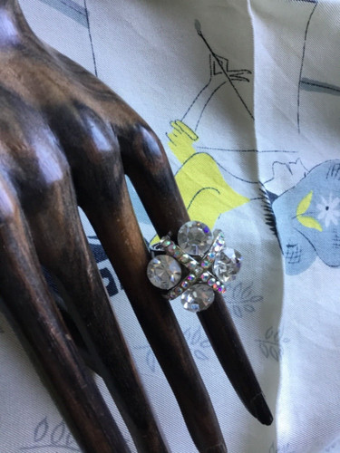Bague cristal swarovski - cristal, en