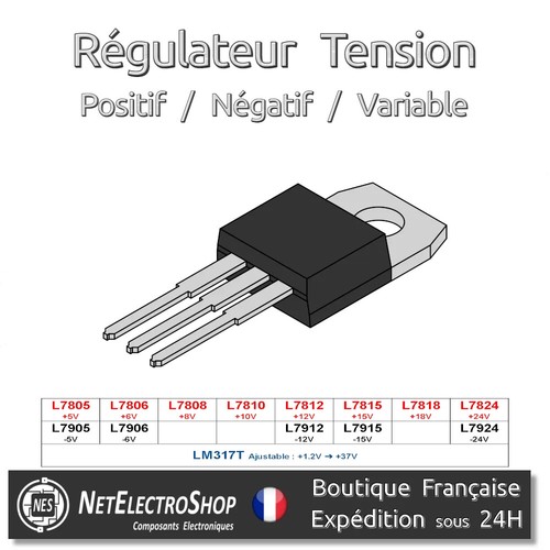 Régulateur tension to220 - tension,