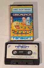 Jeu ORIC SOFTWARE pour ORIC 1 / ORIC ATMOS, ORICMUNCH (PACMAN ?), K7 TANSOFT