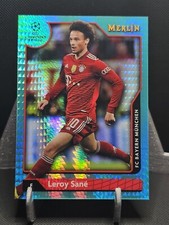 2021-22 Topps Merlin Chrome UEFA Aqua Prism Refractor Leroy Sane #69