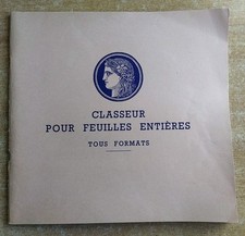 ALBUM CÉRÈS POUR FEUILLES DE