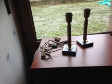 Paire de lampes de chevet
