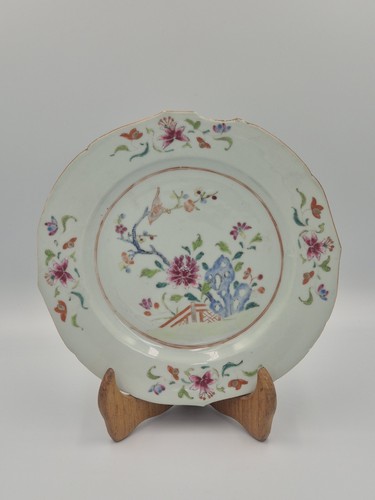 Assiette famille rose - assiette, en