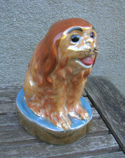 veilleuse en porcelaine chien