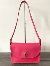Sac À Bandoulière Clutch En Cuir Rose Flamant FOSSIL "AUSTIN" BNWT