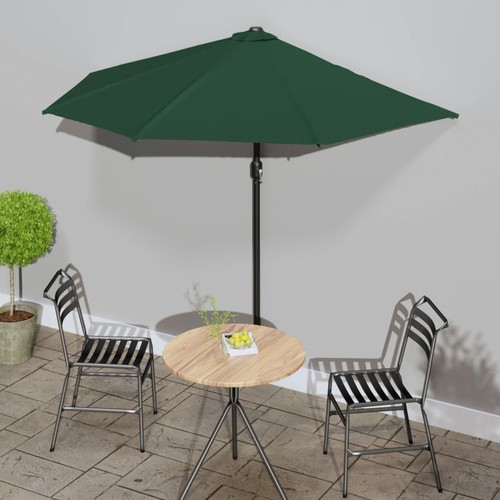 Garden parasol with aluminum - with,