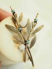 BROCHE VINTAGE ARGENT MASSIF
