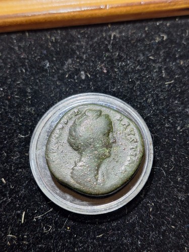 Monnaie romaine faustine - monnaie, ,