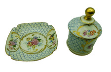 NECESSAIRE TOILETTE EN PORCELAINE LIMOGES   